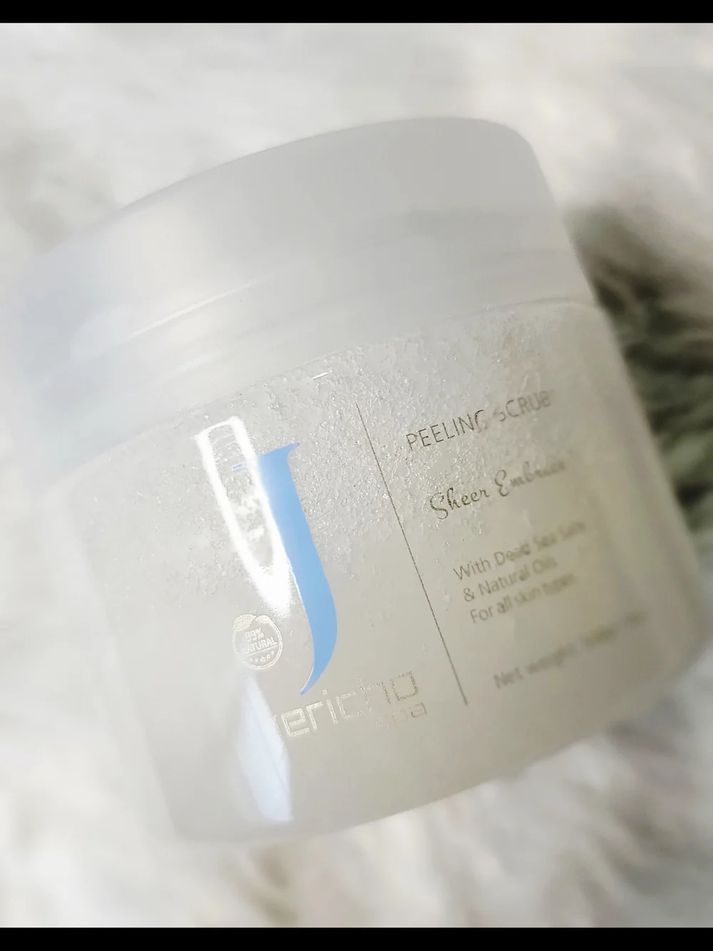 New Sheer Embrace Peeling Scrub with Dead Sea Salts